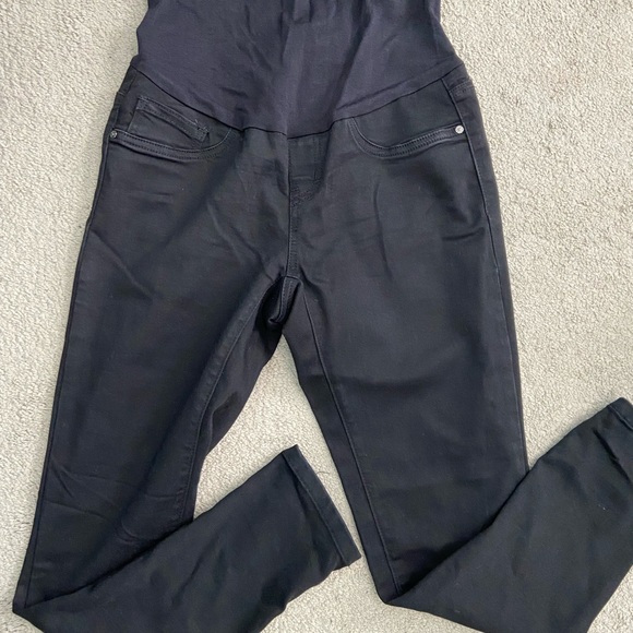 Denim - Black Women's Skinny Maternity Jeans